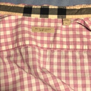 Gorgeous purple Burberry button down shirt.